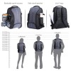 Рюкзак Beschoi Waterproof Backpack 25L Nature Wander 08 (Black gray)